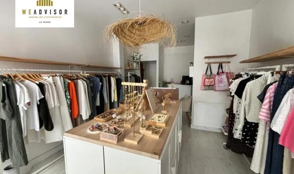 FAIRE OFFRE - CESSION DE DROIT AU BAIL - LOCAL COMMERCIAL D'ENVIRON 35 M² - HYPER CENTRE-VILLE - LE MANS