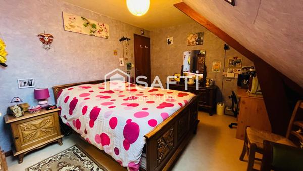 Maison composée de 3 chambres et 2 salles de bain