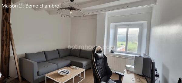 25550 ALLONDANS – FERME 2 MAISONS INDEPENDANTES + DEPENDANCES – 7/8 PIECES - 5/6 CHAMBRES – GARAGE