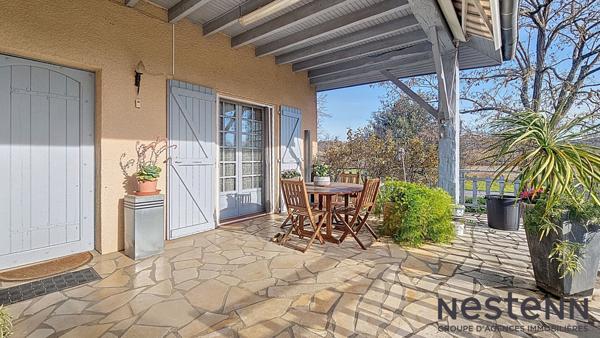 Maison familiale 4 chambres secteur Lézat avec grand jardin et piscine