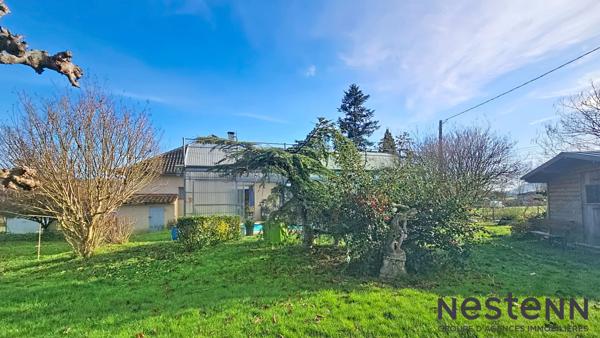 Maison familiale 4 chambres secteur Lézat avec grand jardin et piscine