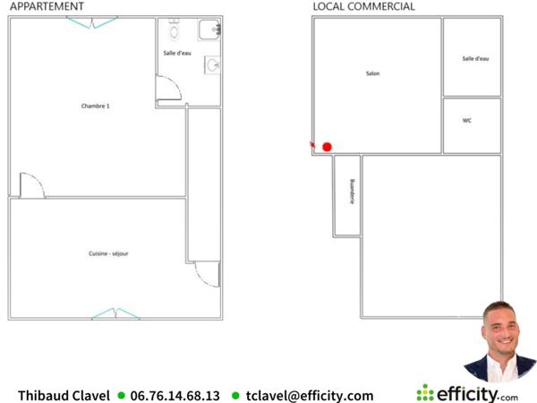 Immeuble 4 pièces - 82 m²