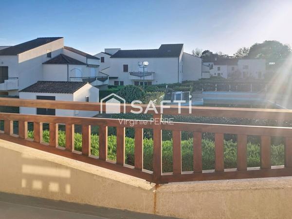 APPARTEMENT T1 bis avec terrasse et parking - 27m2 - SAINT-PALAIS-SUR-MER (17420)