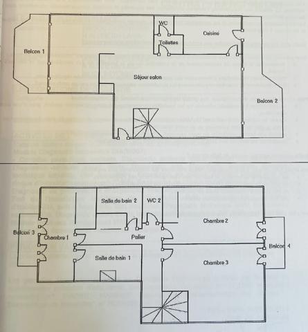 Appartement
         4 pièces
        - 120 m² Bien prestige