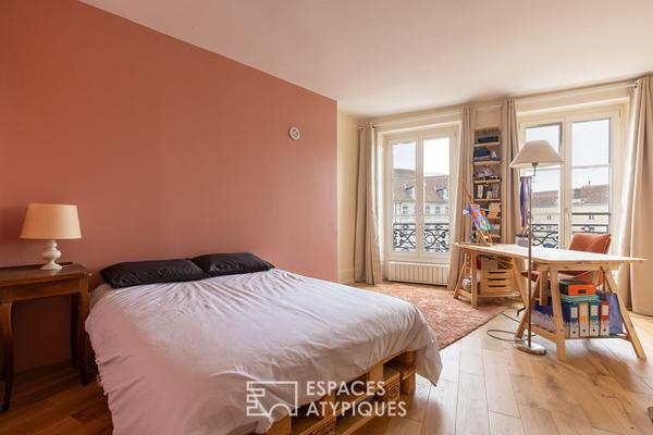 Elégant appartement avec sa vue historique au coeur de la Boucle