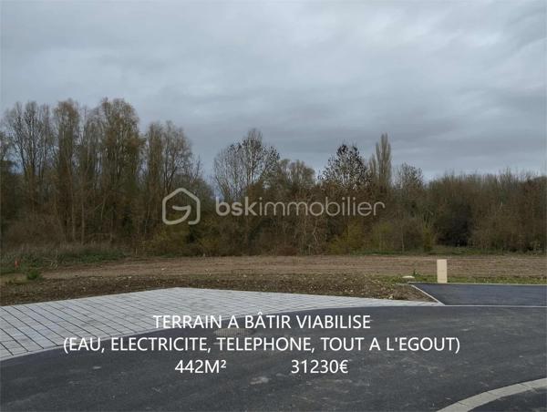 Terrain de 445 m²