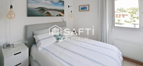 Bel appartement avec terrasse, vue  Rhune, piscine