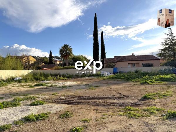 Terrain à bâtir viabilisé – Ollioules – Libre constructeur