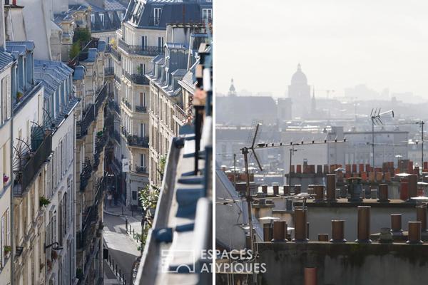 Appartement en dernier étage – Quartier Trudaine-Martyrs