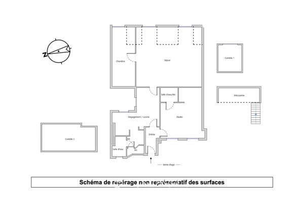Appartement en dernier étage – Quartier Trudaine-Martyrs