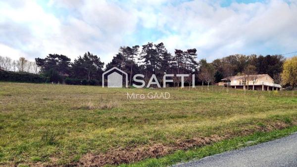 Terrain 4000m2 divisible plat hors lotissement avec vue dégagée