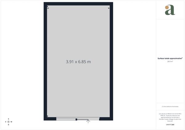 Studio individuel de 27 m² avec parking Lambesc