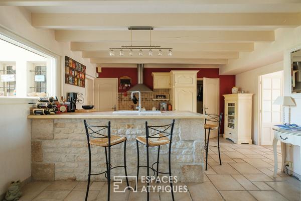 Maison de charme avec vue contemplative sur la Sèvre