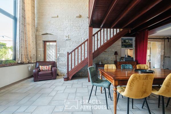 Maison de charme avec vue contemplative sur la Sèvre