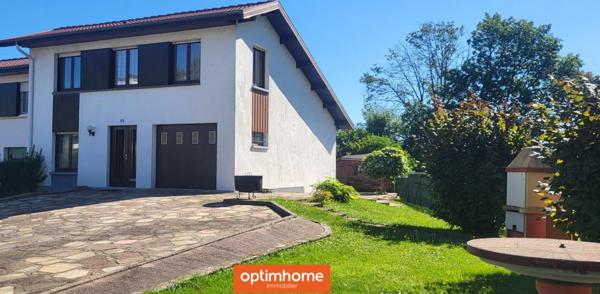 Epinal Maison 2 chambres, 1 bureau, sous-sol complet, terrain, garage