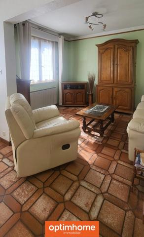 Epinal Maison 2 chambres, 1 bureau, sous-sol complet, terrain, garage