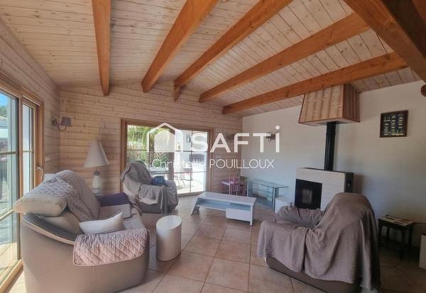 Maison plain pied, 4 chambres, 3 salles d'eau, jardin clos