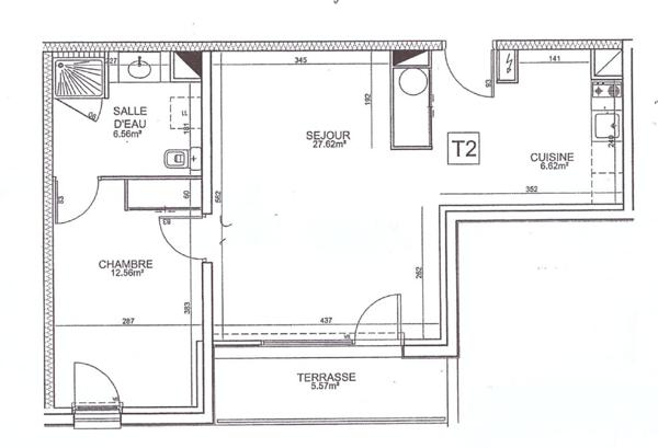 Appartement  T2 Amboise