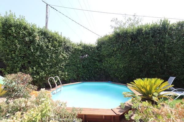 Maison individuelle T4 avec piscine.