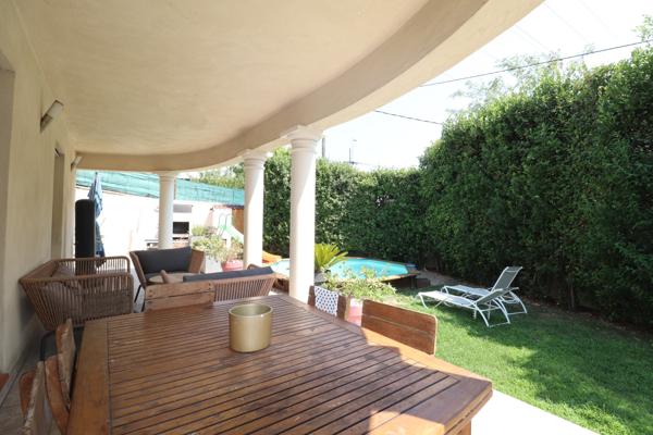 Maison individuelle T4 avec piscine.