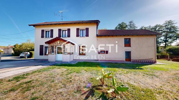 Maison 93 M2, 4 pièces 2/3 chambres,garage 2 places sur 8 ares de terrain