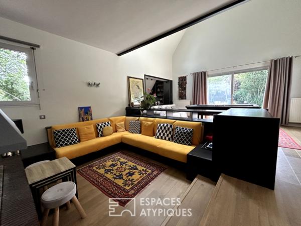 Maison d’architecte aux volumes généreux et jardin intimiste