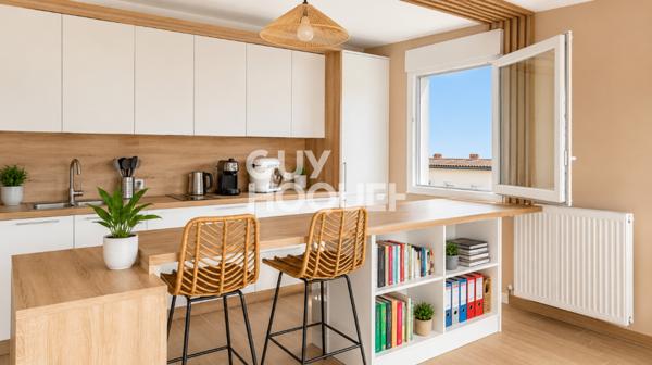 Appartement à vendre de 2 pièces de 51 m² avec place de parking couverte - Ascenseur