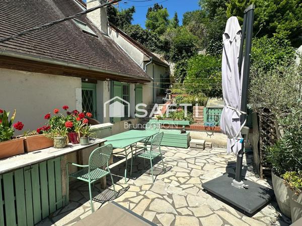 Maison de ville de 80 m², 4 pièces, terrasse avec jardinet et garage