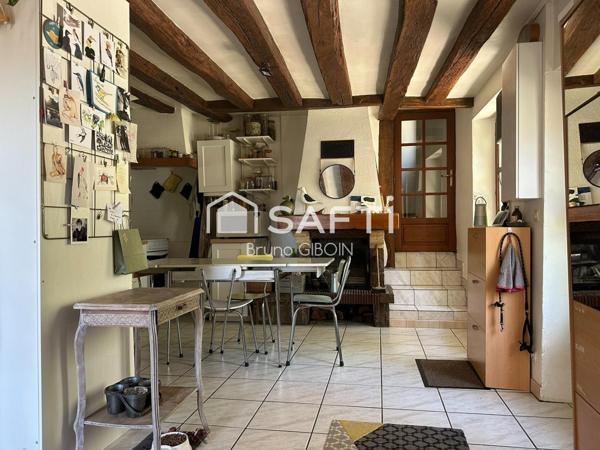 Maison de ville de 80 m², 4 pièces, terrasse avec jardinet et garage