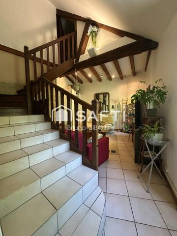 Maison de ville de 80 m², 4 pièces, terrasse avec jardinet et garage