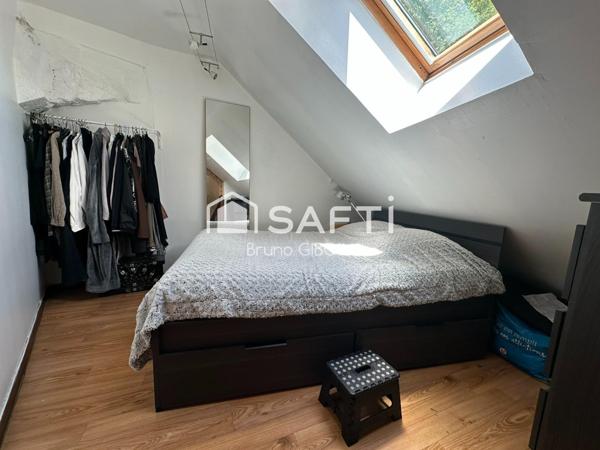 Maison de ville de 80 m², 4 pièces, terrasse avec jardinet et garage