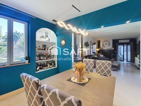 Maison 5 chambres de 185 m² avec extérieurs et annexes