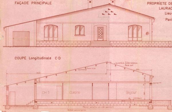 Villa - 150 m² habitable de plain-pied et 50 m² de garages attenants - extensible - dépendances - 3390 m² Laurac-en-Vivarais (07110)