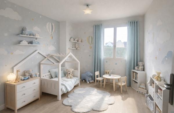 Neuilly-Saint-Front (02470) Pavillon plein pied 4 pièces