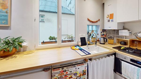 2 pièces rue Lucien Sampaix !