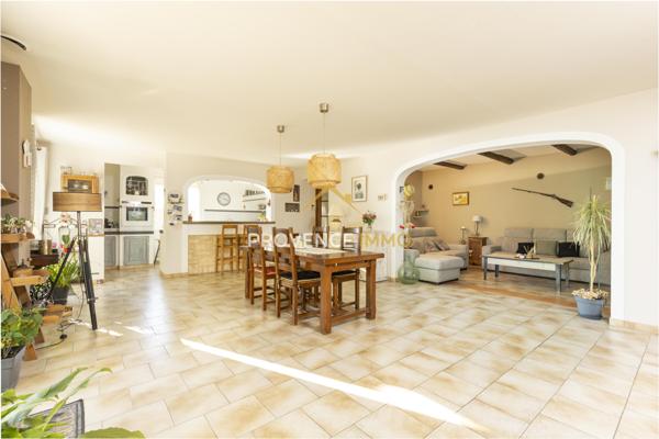 Alleins (13980) Mas de plain pied - 164m² - Garage - Grange - Piscine