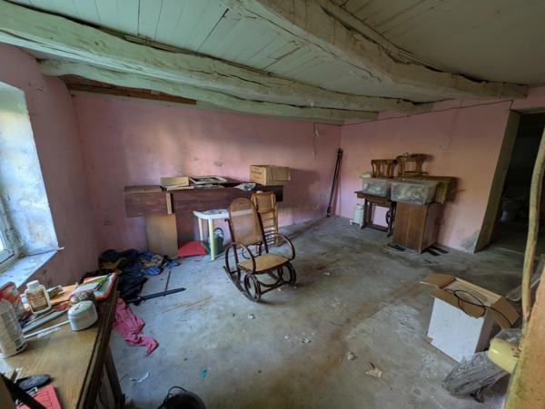 MELLIONNEC MAISON EN PIERRE SOUS ARDOISES A RENOVER 2 PIECES 55m² PARCELLE ATTENANTE DE 292 m²