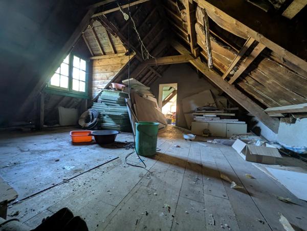 MELLIONNEC MAISON EN PIERRE SOUS ARDOISES A RENOVER 2 PIECES 55m² PARCELLE ATTENANTE DE 292 m²