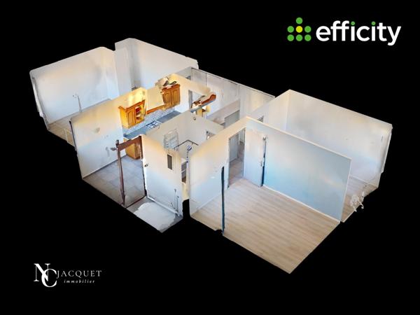 Appartement 3 pièces - 68 m² Exclusivité efficity