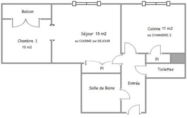 Vente / Appartement T2