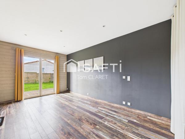 Superbe maison contemporaine 3 chambres et un bureau avec piscine