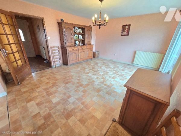PLAIN PIED, sur sous-sol, de 94m2, avec garage et terrain - ECROUVES VILLAGE