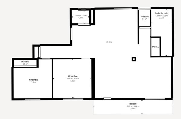 Appartement Annecy 3 pièce(s) 65 m2 avec cave et garage