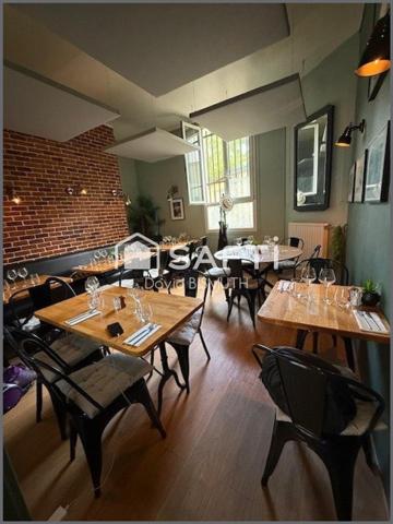 FONDS DE COMMERCE RESTAURANT 80 m2 EXTRACTION DE 250 SITUE A LEVALLOIS PLACES ASSISES 50 EN INTERIEUR 18 EN TERRASSE