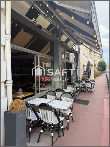 FONDS DE COMMERCE RESTAURANT 80 m2 EXTRACTION DE 250 SITUE A LEVALLOIS PLACES ASSISES 50 EN INTERIEUR 18 EN TERRASSE