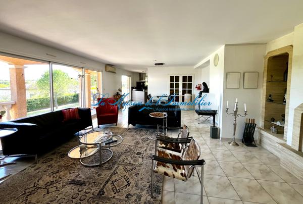 Maison type F6 avec piscine, double garage sur 5144m² de terrain