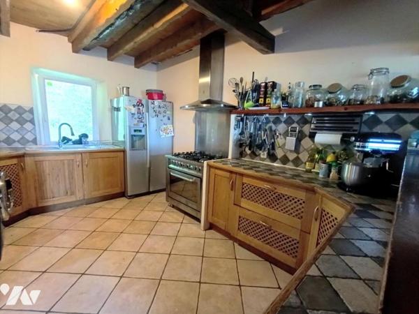 Vente sur Montclar d'une propriété avec 2 maisons