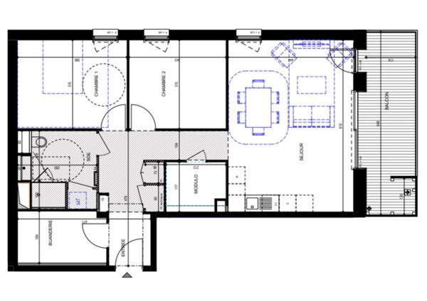 Appartement à vendre 3 pièces 78 m² Annecy