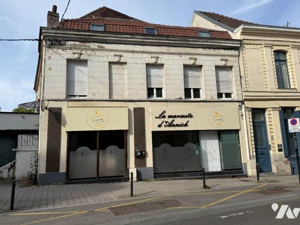 Local commercial de 214 m² situé Rue du Quesnoy en centre-ville de VALENCIENNES