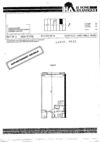 Appartement à louer à Nantes (44000)